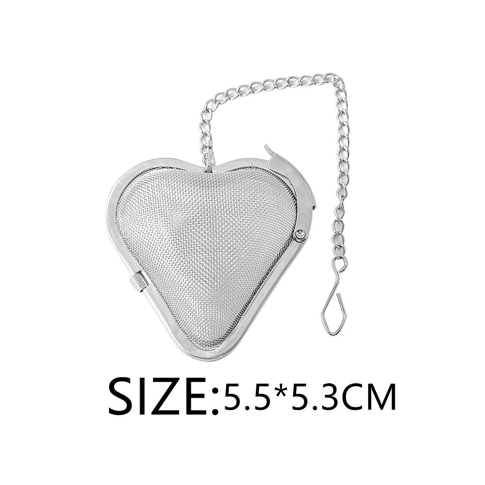 Mesh Tea Infuser Reusable Tea Strainer Teapot Stainless Steel Loose Tea Leaf Spice Filter Drinkware Kitchen Accessories