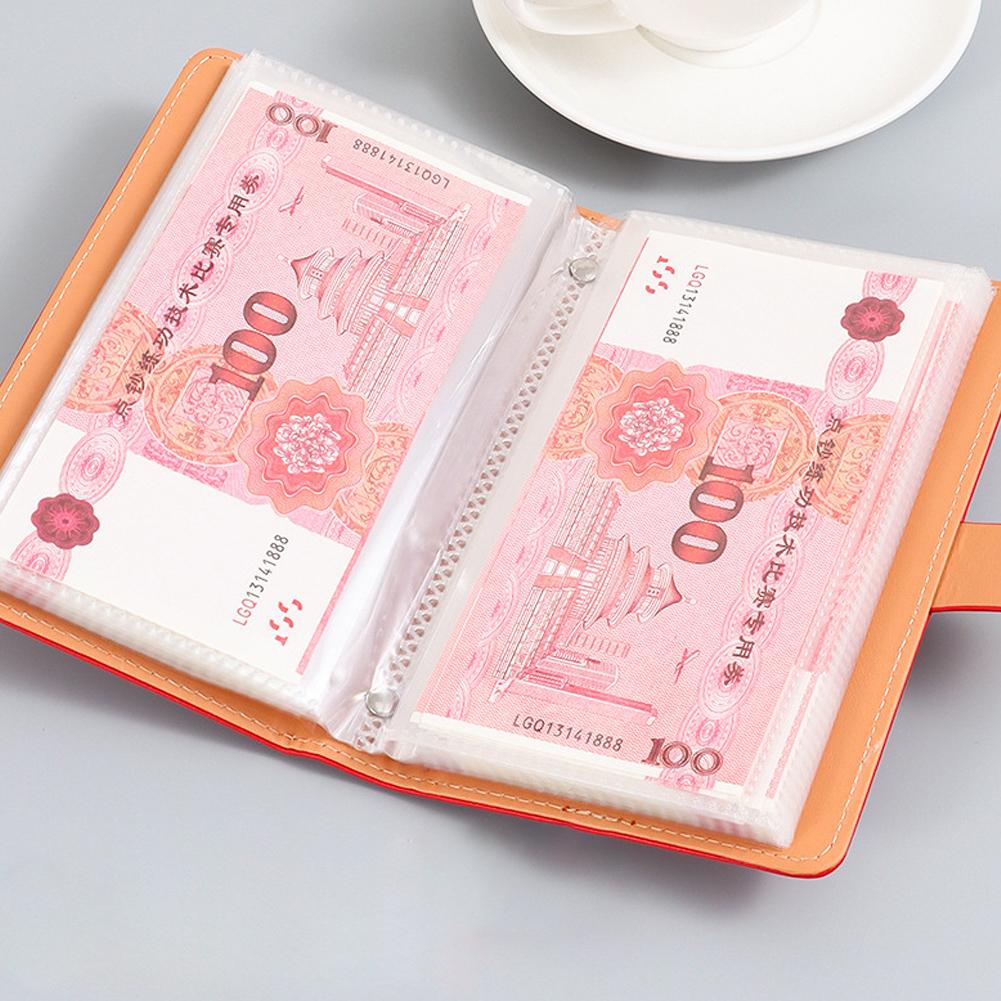 Large Capacity Password Savings Book Good Luck Storage Management Book And Red Financial Bag Po M7N2