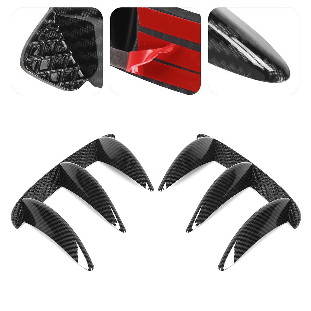 Rr Bumper Lip Splitter Canards Vents Replacement for W176 0 A250 A260 5