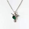 Collana Pendente Colibrì di Cristallo alla Moda Collana Girocollo Animale Scintillante di Zircone Raffinato per Donne Gioielli di Tendenza per Feste Regali