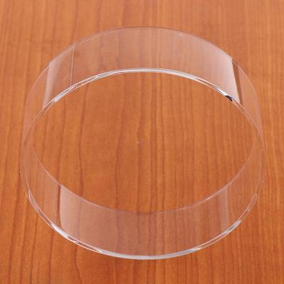 מעמד כדורי אקריליק שקוף עגול מעמד תצוגה מחזיק תמיכה לכדורגל כדורסל רוגבי כדורגל