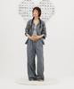 Met And Mel [Tobake] Stripe Pajamas Pants