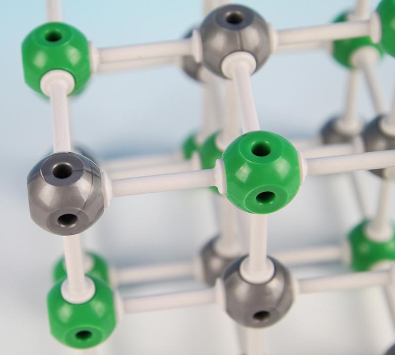Sodium Chloride 23mm Crystal Structure Model for High School – 27 Spheres, Unit Cell 32007