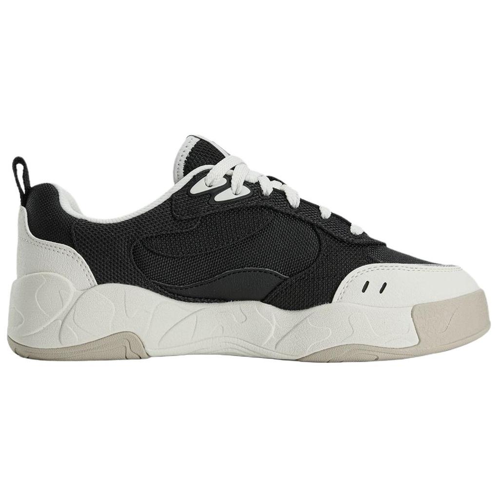 Fila MILANO Breathable Low Top Skateboard Shoes Women's Black White F12W623305FBT