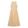 Autumn European and American Women's Clothing Embroidered Sleeveless Long Dress
