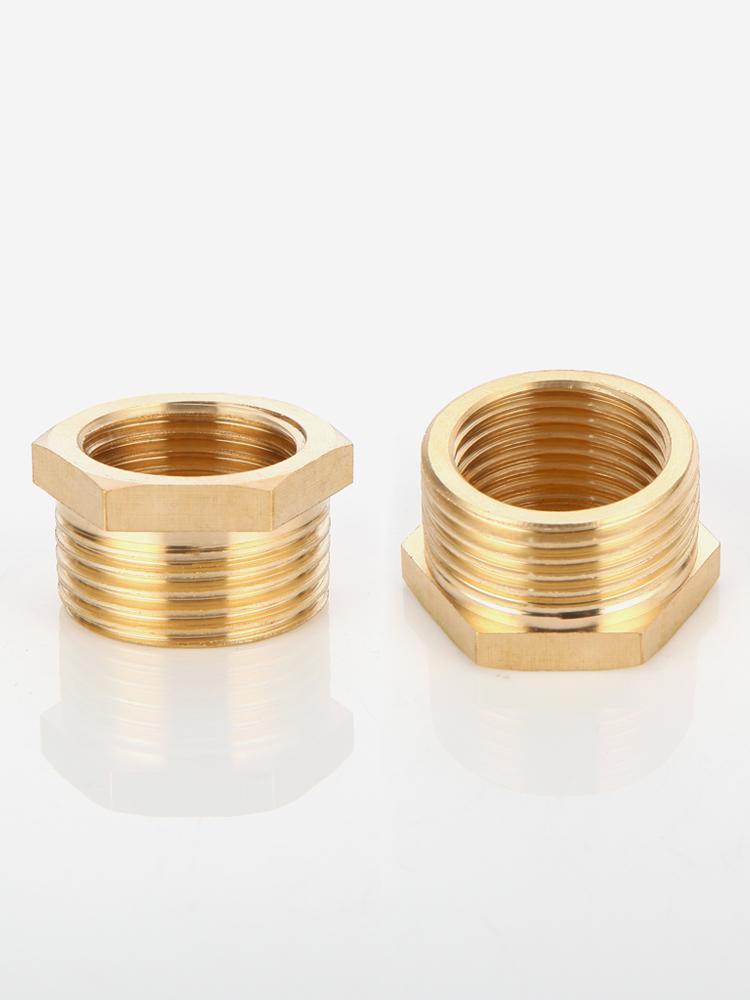 1" To 6-fen Brass Male/Female Thread Water Pipe Repair Core Pressure Gauge Connector