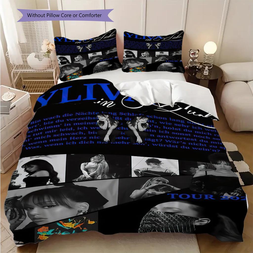 Musician Ayliva Bedding, Duvet Cover, Pillowcase, Home Decoration, Birthday Gift (1 * Duvet Cover+2 * Pillowcase, Coreless)
