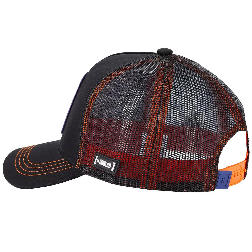 Capslab Dragon Ball Super Goku Trucker Cap, Mens Black Cap