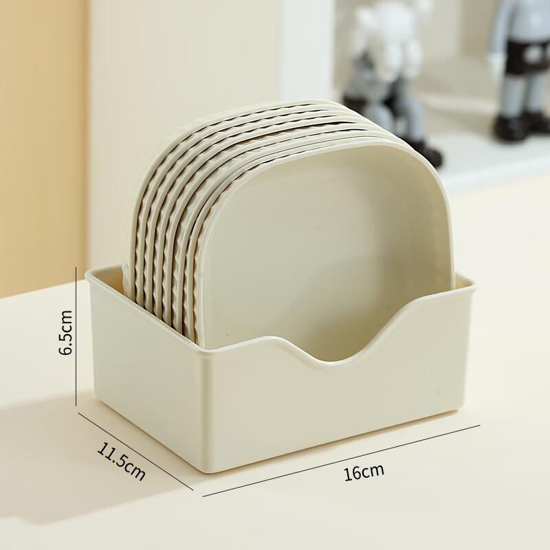 Cute Bear Cream Bone Dish Set