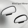 Car Blind Spot Reversing Parking Auxiliary Mirror Waterproof High Defination Glass Convex Rearview Wide Angle Adjustable