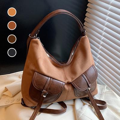 Crossbody Bag Women's Commuter Handbag Women's Versatile Bag High-end Sense Large-capacity Women's Shoulder Bag Crossbody Soft Leather