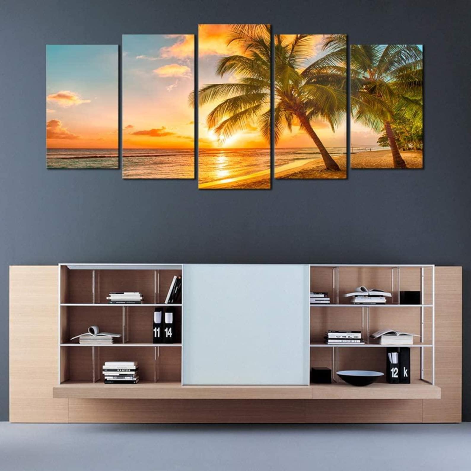 

5 Piece Canvas Wall Art Panel Modern Artwork Canvas Prints for Home Decor 20X35 20X45 20X55CM