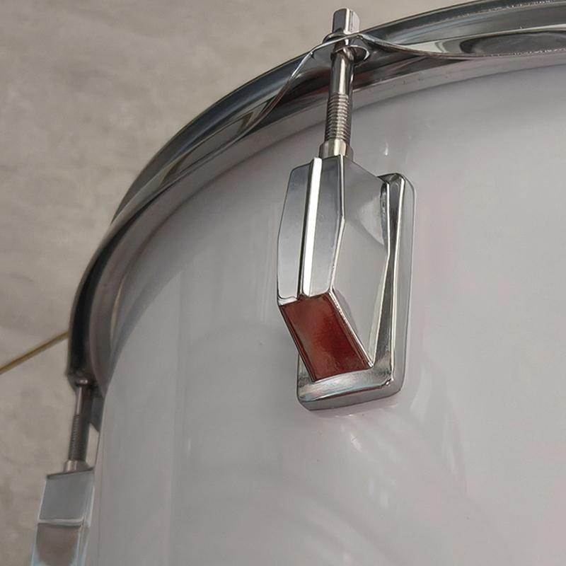 1Pc Single End Drum Lugs Universal Silver Metal Rectangle Jazz Drum Replacement Parts Drum Percussion Accessories