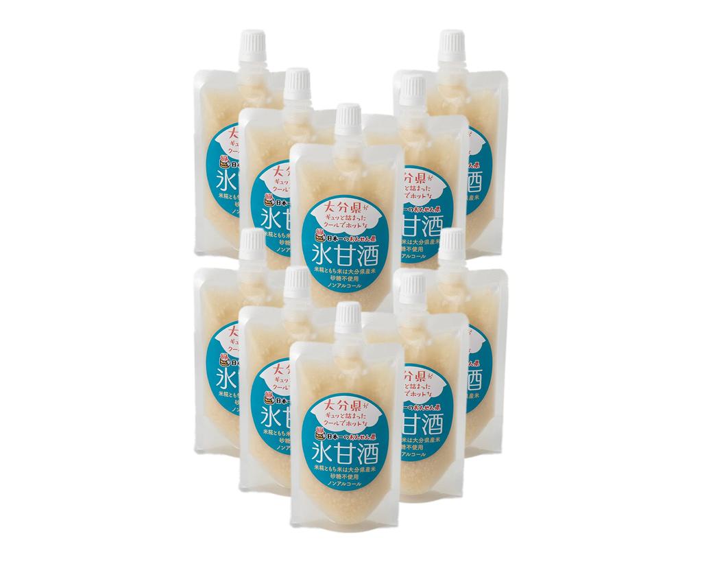 Kojiya Honten Ice Amazake 100ml x 10 Salt Sports Ice Slurry [Frozen] (Sugar, Alcohol, Free)