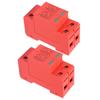 2 Stück DC 500V/DC 750V/DC 1000V SPD Schutzgeräte DC Photovoltaik Überspannungsableiter 2P 40KA FXD1‑PV40