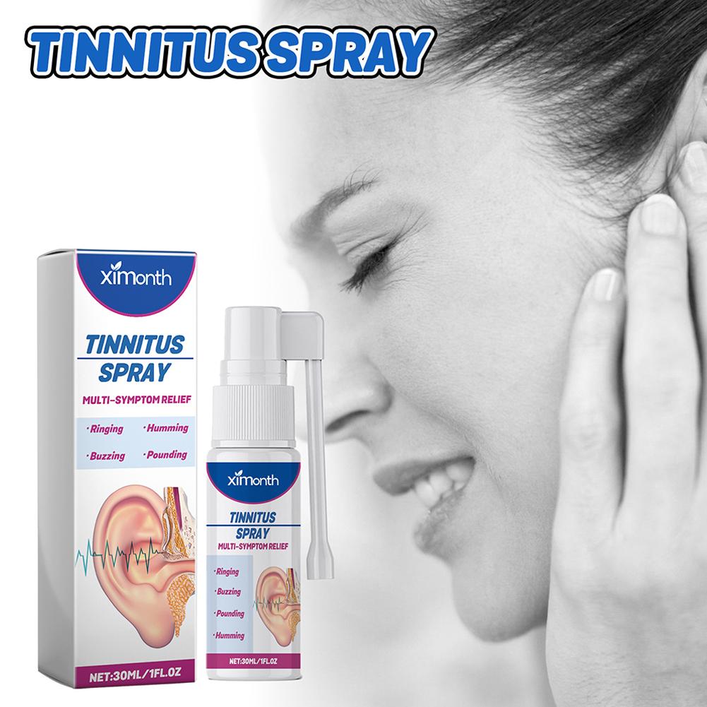 Tinnitus Relief Spray Improve Ear Ringing Discomfort Soothing Ear Itching Hearing Improvement Earwax Cleaner Anti Tinnitus Spray