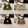 Versatile Hat Style Cute Cartoon Bear Ear Womens Warm Knitted Hatscaps