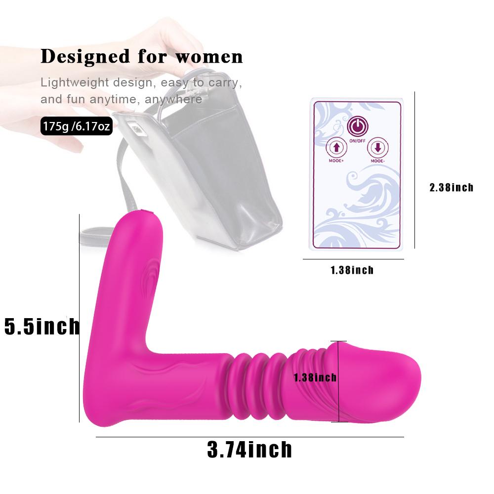 Vyhřívání Dildo Vibrátor Big Butt Plug Anální Vibrátor Muž Masturbátor Prostata Masážní řiti Sexuální hračky pro ženy Muži Gay