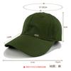 New cotton baseball cap light plate solid color cap soft top outdoor sunscreen fishing hat