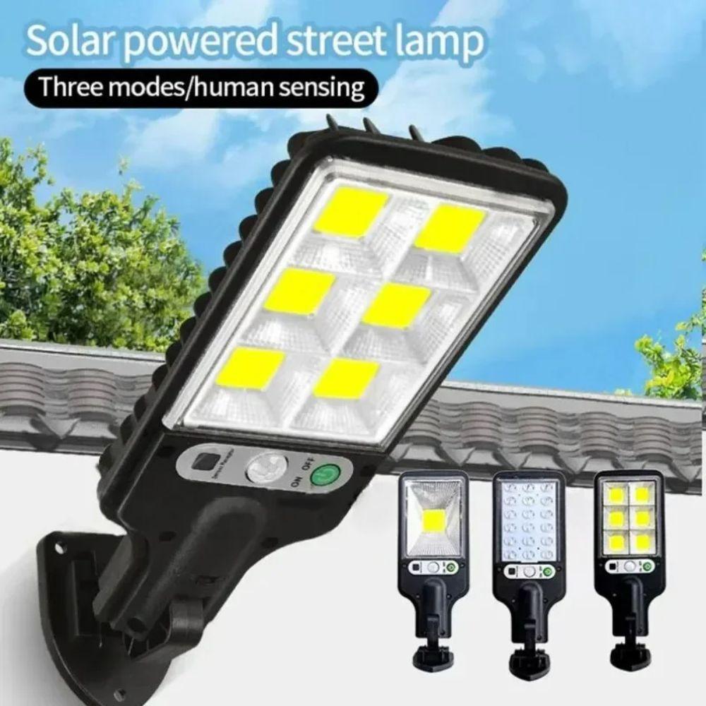 3 Light Mode LED Solar Street Lights Waterproof Solar Powered Security Light  Street