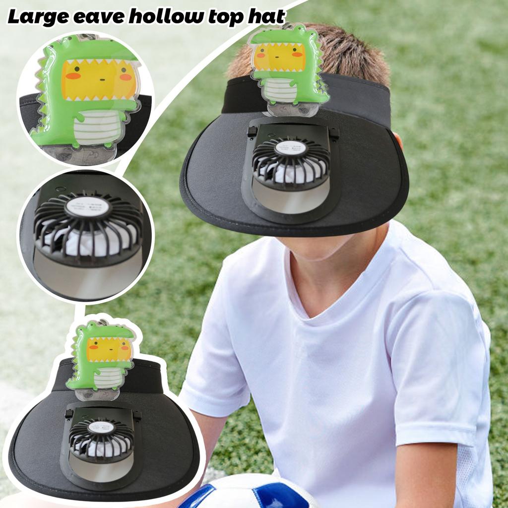 Sun Hat Fan Cap, Combining Sun And Functions/Invisible Fan Black Technology/Long Battery Life/Lightweight And Portable