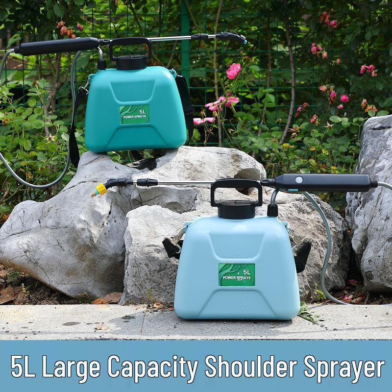 Electric Backpack Disinfection Sprayer - 5L Handheld Spray Bottle for Gardening and Watering