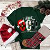 I Have OCD Obsessive Disorder Christmas Shirt Family Christian Gift Letters Graphic Tshirts Unisex Crewneck Casual Tee