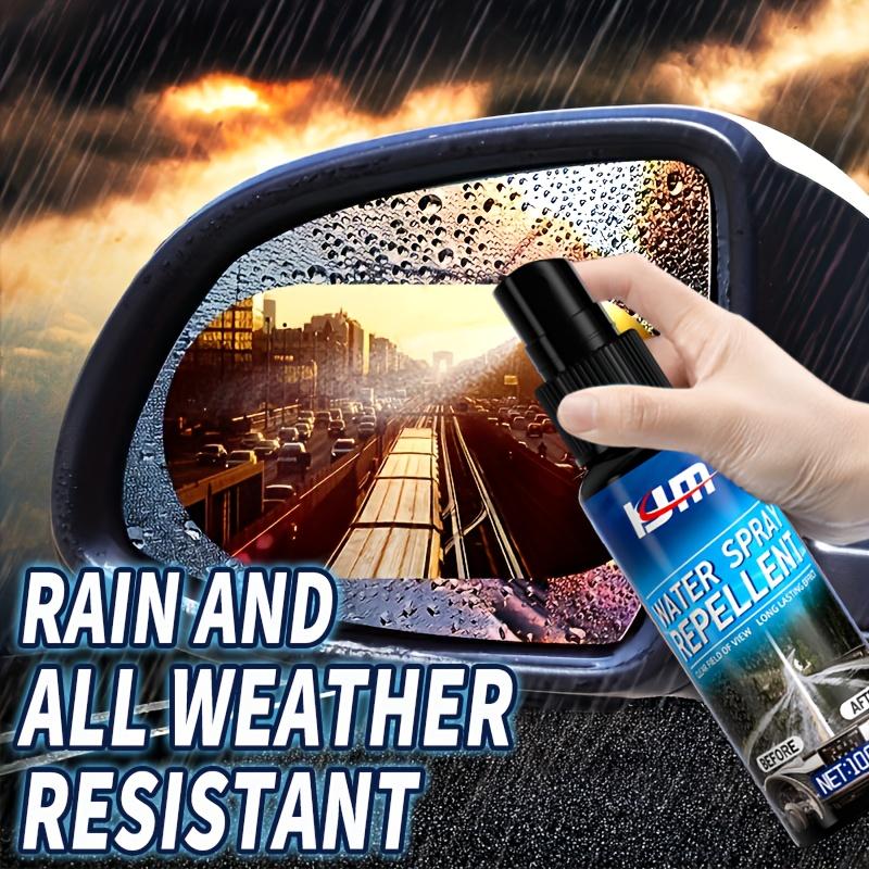 Glass Rain Repellent Spray, Enhances Driving Visibility During Rainy Days, Prevents Snow Ice Buildup, Glass Treatment Agent