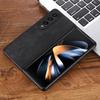 3D Embossing Case for Samsung Galaxy Z Fold 7 6 5 4 3 Z Fold7 5G Cover Soft Matte Leather Full Camera Protect Shell Fundas Coque
