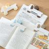 Sturdy Animal Book Holders Compact Design Plastic Texture Suitable for Office Desk Travel Secures Various Book Sizes