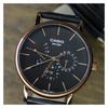 Casio STANDARD Series Fashionable Business Retro Classic Three Eyes and Six Needles Quartz Movement Genuine Leather Strap Japanese MTP-E320RL-1EVDF