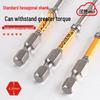 Han Axe D2 Magnetic Phillips Screwdriver Bit Set - Hex Shank, Impact Resistant, Extended Head