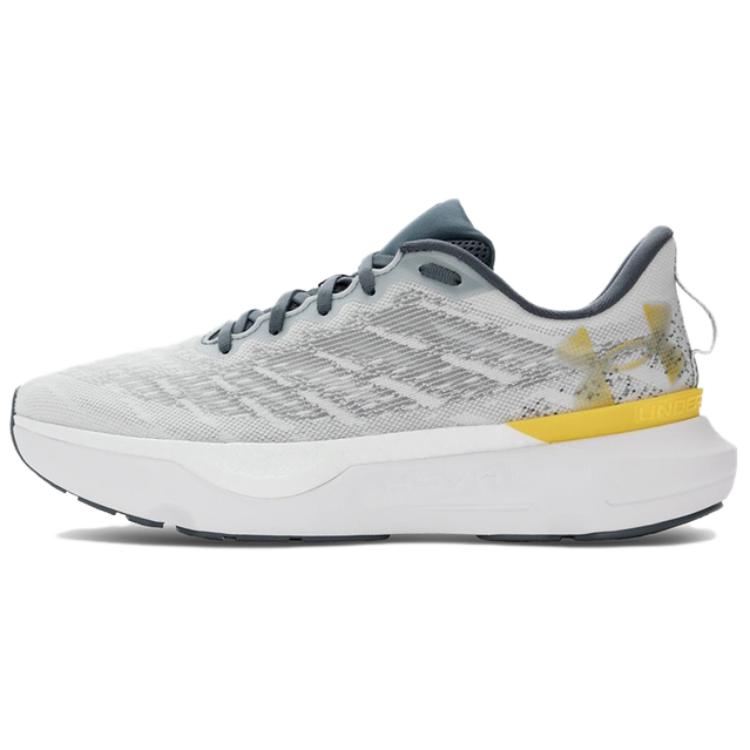 Under Armour Hovr Infinite Pro Breeze Men Grey Yellow Running Shoes 3027187-023 42.5