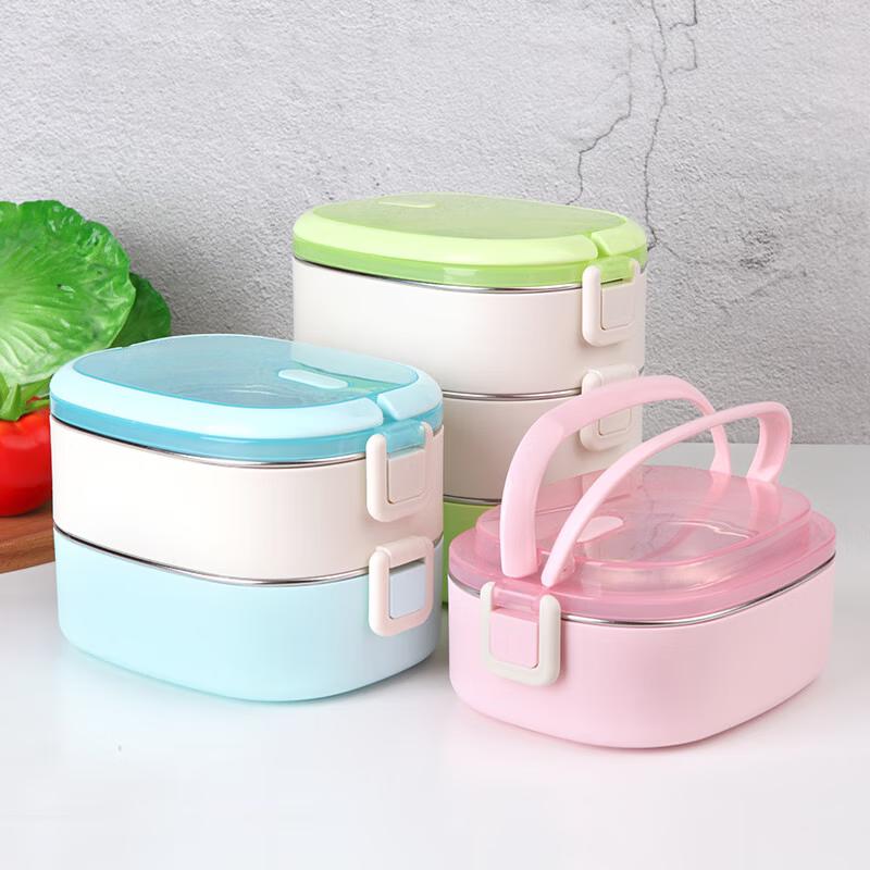 Shunfa Michu 3-Layer 304 Stainless Steel Divided Lunch Box