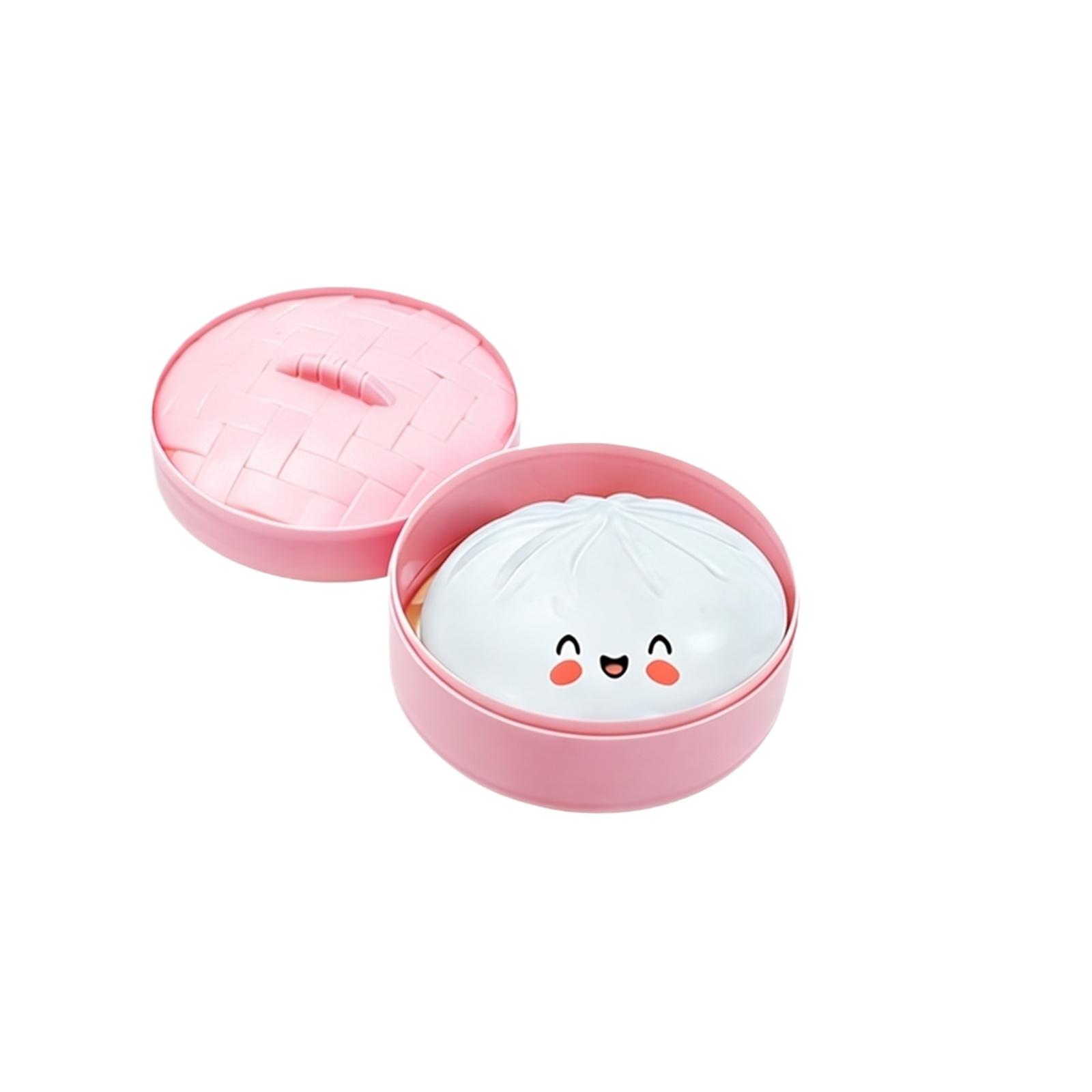 

Simulated Roast Pork Bun Toy; Cute Food; Decompression; Bun; Enjoy; Stress Relief Device.Prank Stress Relief Bun Toy Realistic Steamer Toy One Size