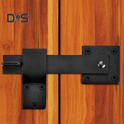 Barn Door Flip Latch with Mounting Accessories 360-Degree Rotation Privacy Security Easy To Install Sliding Door Latch Gate Latch