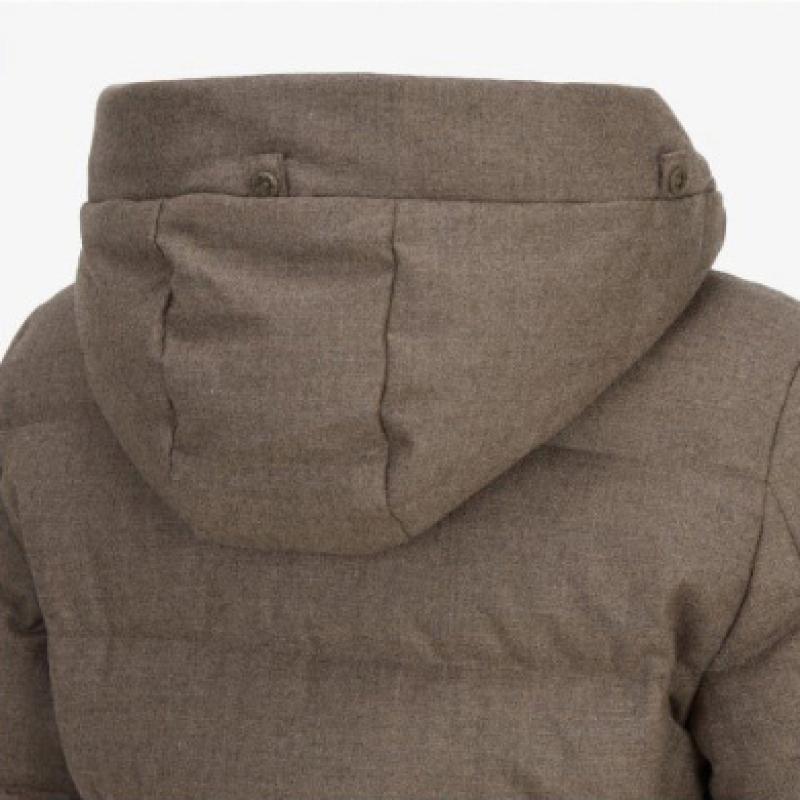 The North Face Women S rdS Down Coat Marana Wool Dark Beige