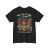 Too Old To Care Club Shirt Funny Retro Grandpa Graphic Tee Gift