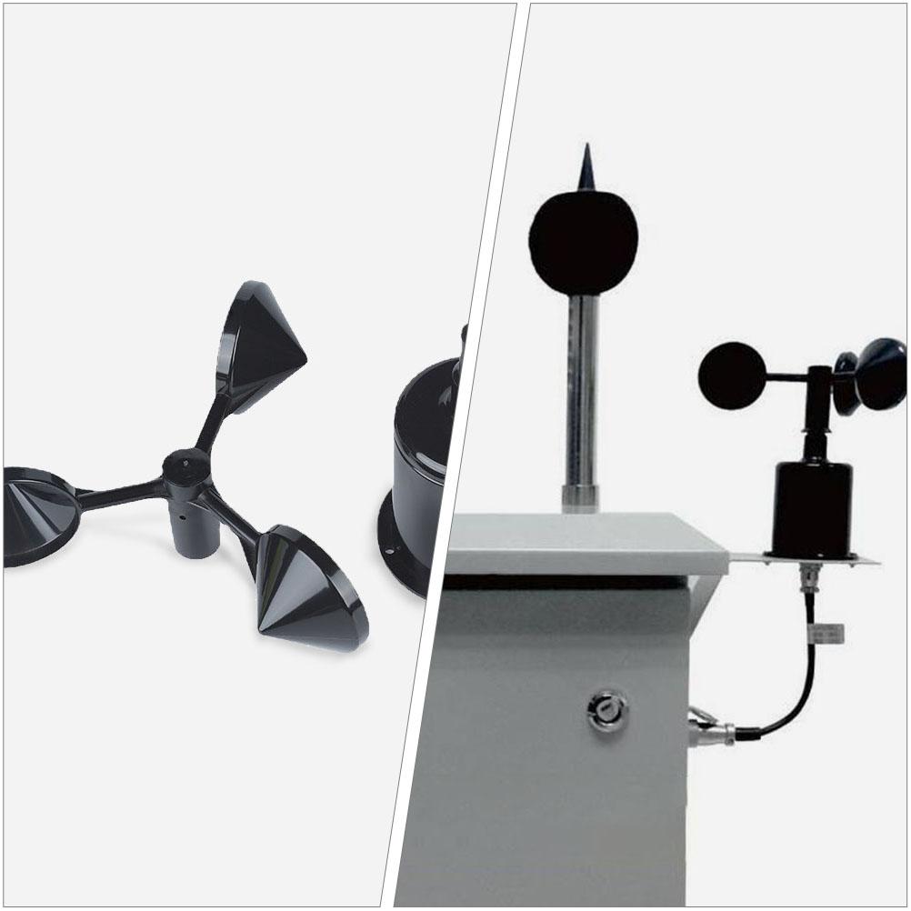 Wifi Device Wind Sensor Monitoring Output Transmitter Housing Abs Anemometer Plastic Shell for Indicator