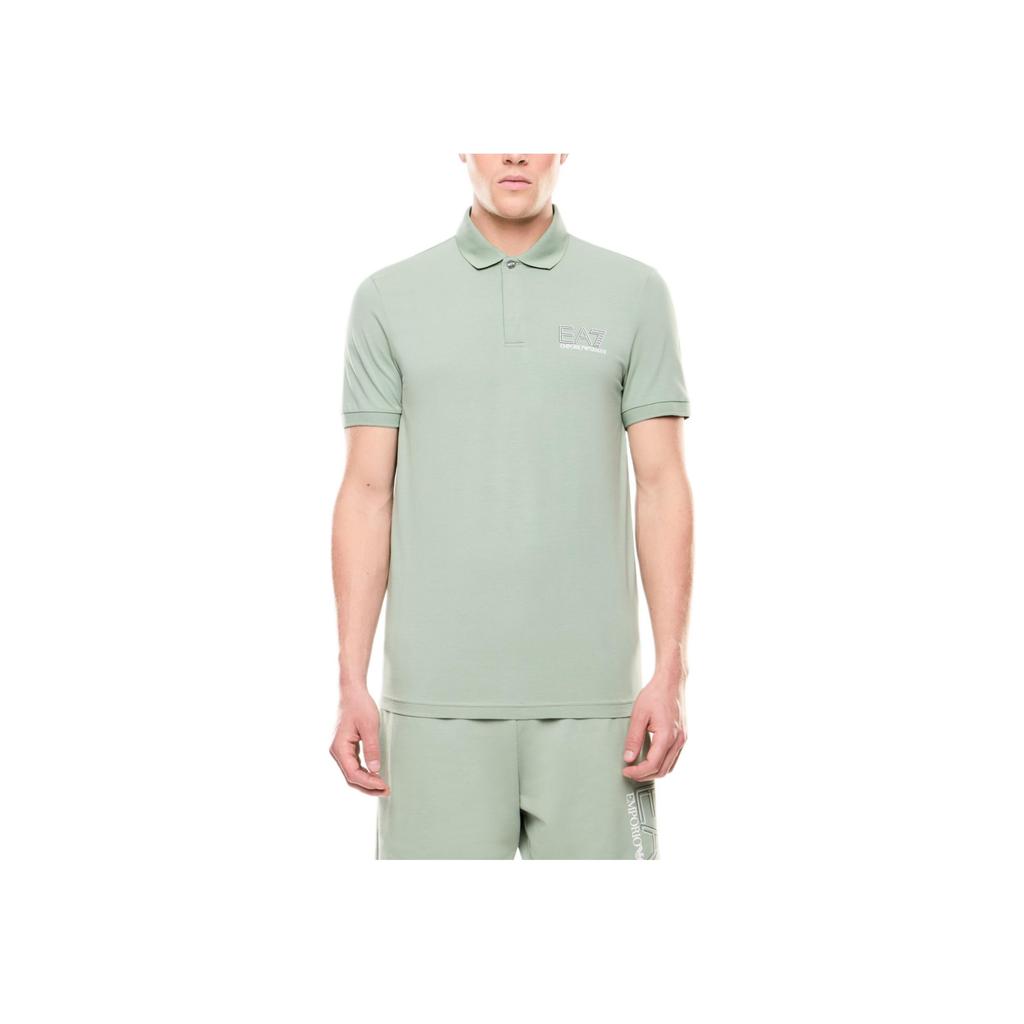 Emporio Armani Ea7 Solid Cotton Short Sleeve Polo Shirt Men tops 7M001311-AF10373-U7243