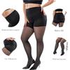New 40D Women Black PLUS SIZE S-3XL CONTROL TOP Shaping Tights Ladies Confort Lift Hip Nylon Hosiery Pantyhose