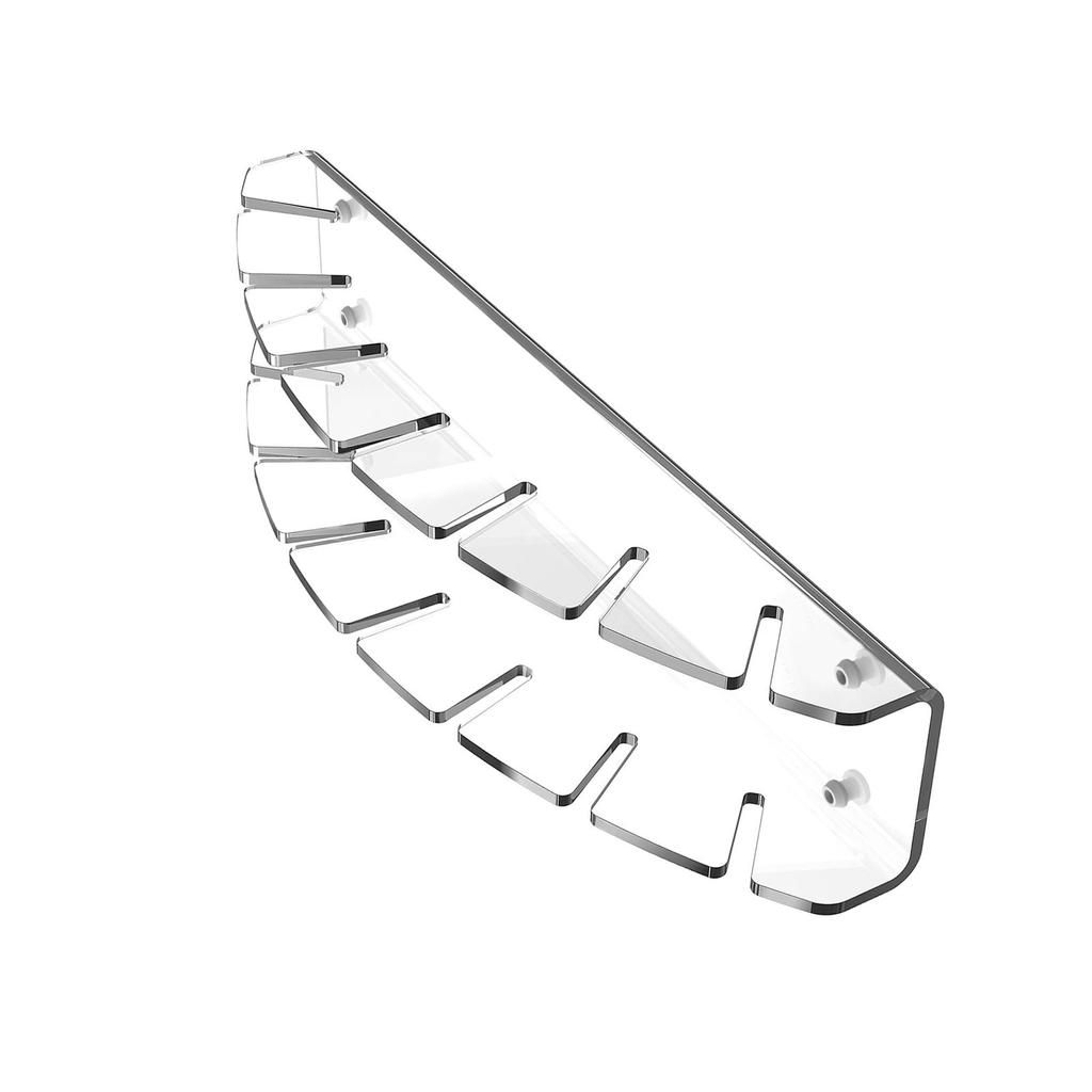 Hat Rack for Baseball Caps Acrylic Hat Display Stand Storage Holds Up to 7 Caps Showcase for Bedroom Closet Dresser Home