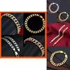 Classic Vintage Simple Flat Curb Cuban Chain Bracelet Punk Gothic Jewelry