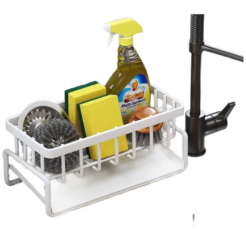 Держатель для губки и скребка для кухонной раковины