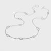 Sterling Silver Pig Nose Necklace: Retro Thai Silver Design, Simple Korean Style, Versatile Ladies' Fashion, Personality Trend Jewelry.