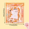20 Pcs Cute Cartoon Cat Memo Note Specialty Sticky Notes Cute Message Memo Pad Student High-looking Stationery Office School Supplies
