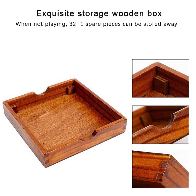 1 Set Europa Brettspiel Einzelner Diamantzug Schach Spielzeug Klassisches Lernspielzeug