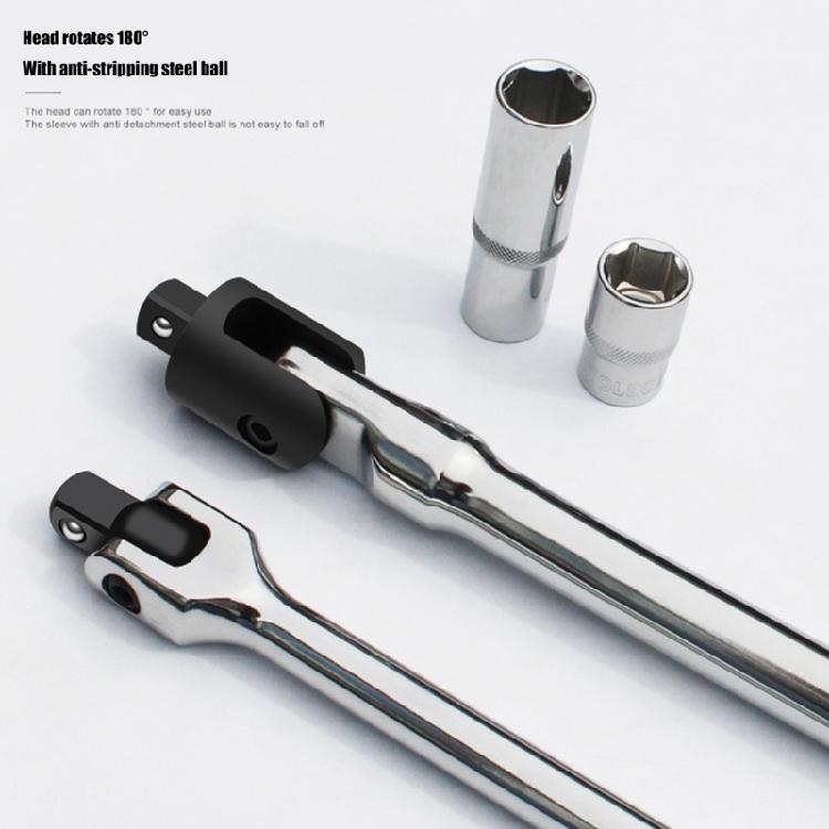 High Carbon Steel F Rod Sleeve Spanner Socket Wrench Suitable for Auto Mechanic Strong Lever Steering Handle Repair Tool