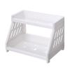 Double-Layer Cat Claw Desktop Storage Rack: Organize Stationery, Cosmetics & More