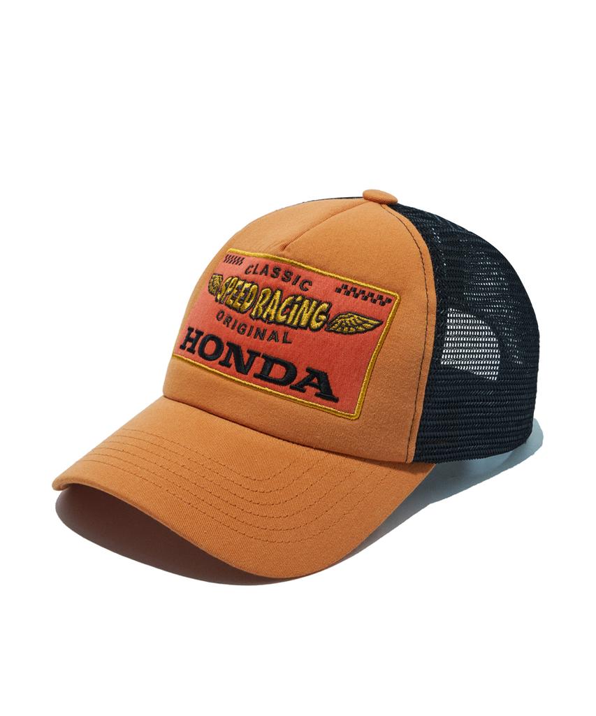 PHYPS MOTORCYCLE Honda Speed Racing Mesh CapOrange